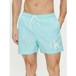 Calvin Klein Swimwear Kopalne hlače KM0KM01003 Svetlo modra Regular Fit