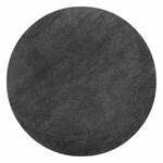 Antracitno siva okrogla preproga 133x133 cm – Flair Rugs