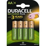 Duracell polnilna baterija 1300 mAh, AA, 4 kosi