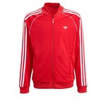 ADIDAS ORIGINALS Jopa na zadrgo 'SST Track' živo rdeča / bela 29331050