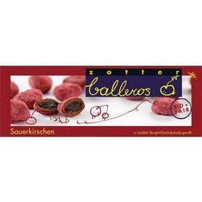 Zotter Schokoladen Balleros "višnja" - 100g