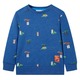 vidaXL Otroški pulover temno modra melange 140