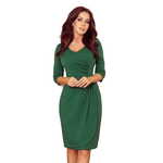 Numoco Ženska obleka 255-2, zelena, XL