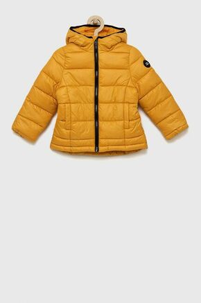 Otroška jakna Pepe Jeans rumena barva - rumena. Otroška jakna iz kolekcije Pepe Jeans. Delno podložen model