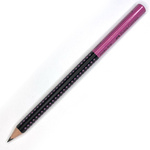 Faber-Castell Grafitni svinčnik Grip Jumbo Two Tone trdote HB, črna/rožnata