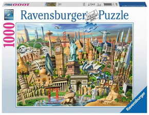 WEBHIDDENBRAND RAVENSBURGER Svetovne znamenitosti Puzzle 1000 kosov