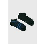 Tommy Hilfiger nogavice (2-pack) - mornarsko modra. Kratke nogavice iz zbirke Tommy Hilfiger. Model iz elastičnega materiala. Vključena sta dva para