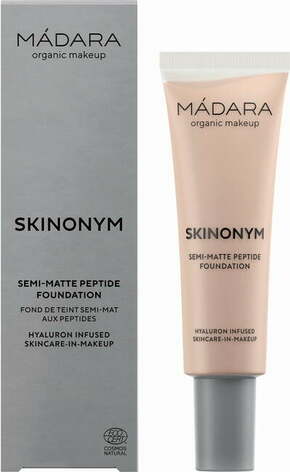 "MÁDARA Organic Skincare SKINONYM Semi-Matte Peptide Foundation - 30 Rose Ivory"