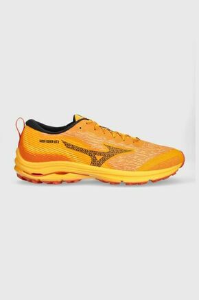 Tekaški čevlji Mizuno Wave Rider GTX oranžna barva - oranžna. Čevlji iz kolekcije Mizuno. Model z vodoodporno