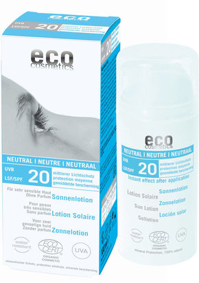 "eco cosmetics Losjon za sončenje ZF 20 brez parfuma - 100 ml"