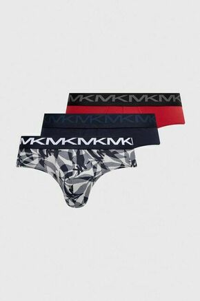 Moške spodnjice Michael Kors 3-pack moški - pisana. Spodnje hlače iz kolekcije Michael Kors. Model izdelan iz vzorčaste