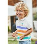 Otroški polo Mayoral bež barva - bež. Polo majica za dojenčka iz kolekcije Mayoral. Model izdelan iz udobne pletenine.