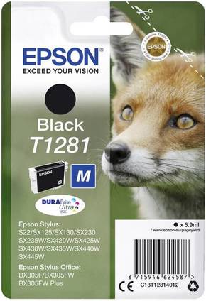 Epson T1281 vijoličasta (magenta)/črna (black)