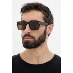 Saint Laurent kvadratna sončna očala moška rjava SL.894