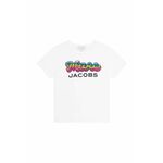 Otroška bombažna kratka majica Marc Jacobs bela barva - bela. Otroške kratka majica iz kolekcije Marc Jacobs. Model izdelan iz tanke, rahlo elastične pletenine.