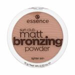 Essence Sun Club Matt Bronzing Powder mat bronzer 15 g odtenek 01 Natural