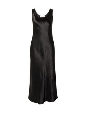 Obleka Max Mara Leisure črna barva - črna. Obleka iz kolekcije Max Mara Leisure. Model izdelan iz enobarvne tkanine. Model iz mehke in zračne tkanine je idealen za toplejše letne čase.