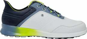 Footjoy Stratos Mens Golf Shoes White/Navy/Green 44
