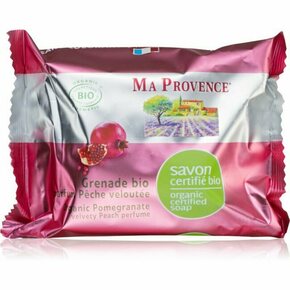 Ma Provence Pomegranate &amp; Velvety Peach naravno trdo milo 75 g
