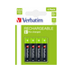 VERBATIM AAA (49514) 1.2V 950 mAh Ni-MH polnilne baterije 4 kosi