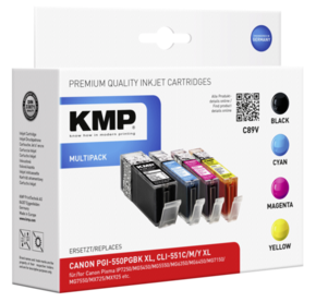 KMP PGI-550 črnilo vijoličasta (magenta)