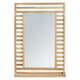 Stensko ogledalo s polico z lesenim okvirjem 50x70 cm Acina – Wenko