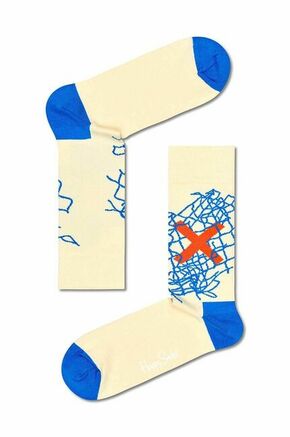 Nogavice Happy Socks x WWF ženske - pisana. Visoke nogavice iz kolekcije Happy Socks. Model izdelan iz vzorčastega materiala.&nbsp;Happy Socks in WWF skupaj za naravo! Skupno zbiranje sredstev za varstvo okolja s pisano kolekcijo nogavic Happy...