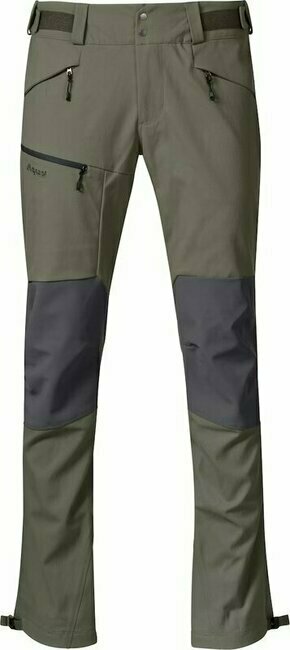 Bergans Fjorda Trekking Hybrid Pants Green Mud/Solid Dark Grey M Hlače na prostem