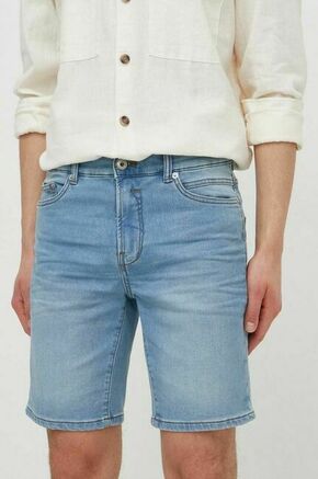 Jeans kratke hlače Solid Ryder moške - modra. Kratke hlače iz kolekcije Solid. Model izdelan iz jeansa. Model iz izjemno udobne tkanine z visoko vsebnostjo bombaža.