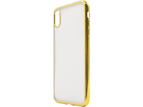 Chameleon Apple iPhone XS Max - Gumiran ovitek (TPUE) - rob zlat