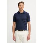 Trussardi polo majica moška bombažna z elastanom mornarsko modra G5008000124N