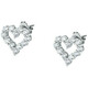 Morellato Romantični srebrni uhani v obliki srca Tesori SAIW130