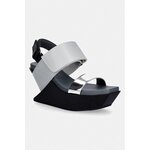 United Nude sandali z odprto peto Delta Wedge Sandal siva 1041397716