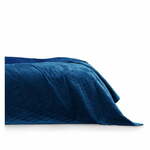 Modro pregrinjalo za posteljo AmeliaHome Laila Royal, 260 x 240 cm