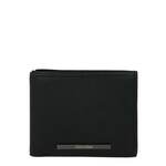 Calvin Klein Velika moška denarnica Modern Bar Bifold 5Cc W/Coin K50K511675 Črna