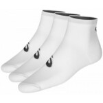 Set 3 parov unisex nizkih nogavic Asics 3PPK Quarter Sock 155205 White 0001
