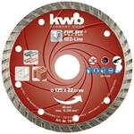 KWB diamantna rezalna plošča Cut Fix 125x2,3 mm, Red-Line (49797540)