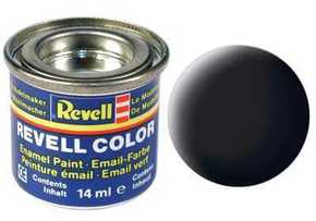 Barva emajla Revell - 32108: mat črna (črna mat)