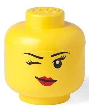 LEGO glava škatle za shranjevanje velikosti S - mehka