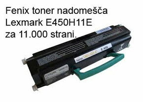 Fenix L-E450BK nov črn toner za 11.000 strani za Lexmark E450dn nadomešča toner Lexmark E450H11E - kapaciteta 11.000 strani