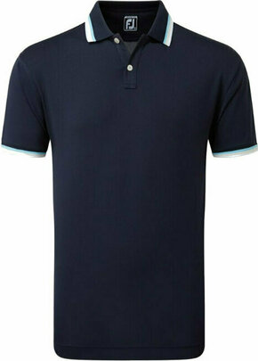 Footjoy Solid Polo With Trim Mens Navy 2XL