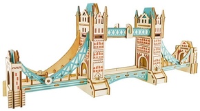Woodcraft Lesena 3D sestavljanka Tower Bridge