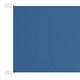 Vidaxl Vertikalna markiza modra 140x1000 cm tkanina oxford