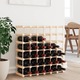 vidaXL Stojalo za vino za 42 steklenic 68,5x23x68,5 trdna borovina