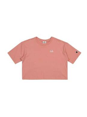 Otroški bombažen t-shirt Champion roza barva - roza. Otroški T-shirt iz kolekcije Champion. Model izdelan iz tanke