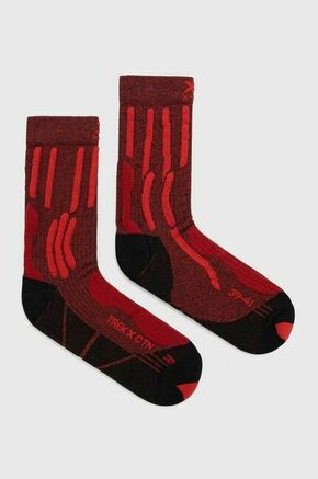 Nogavice X-Socks Trek X Ctn 4.0 - rdeča. Dolge nogavice iz kolekcije X-Socks. Model izdelan iz materiala