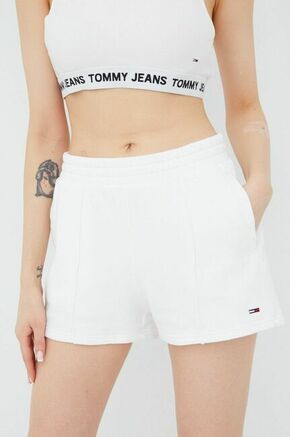 Bombažne kratke hlače Tommy Jeans žensko