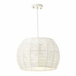Bela stropna svetilka z bambusovim senčnikom ø 35 cm – Casa Selección