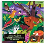 Mudpuppy Puzzle Gozdne živali - sveti se v temi 500 kosov
