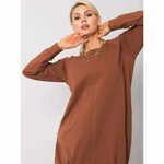 BASIC FEEL GOOD Ženska obleka Cristine brown RV-TU-5184.93P_357939 S-M